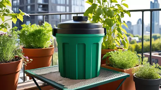 how to start composting in an apartment balcony